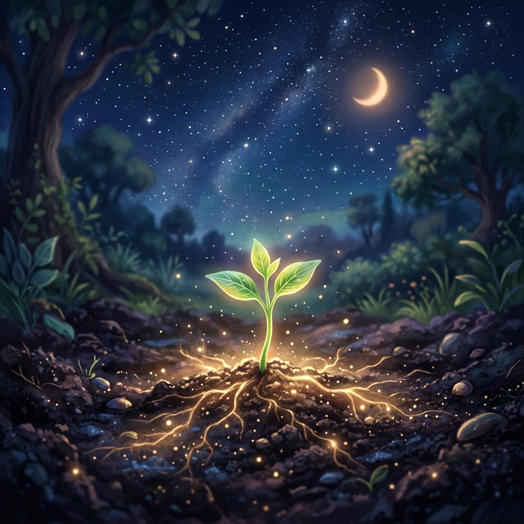 Broto de planta